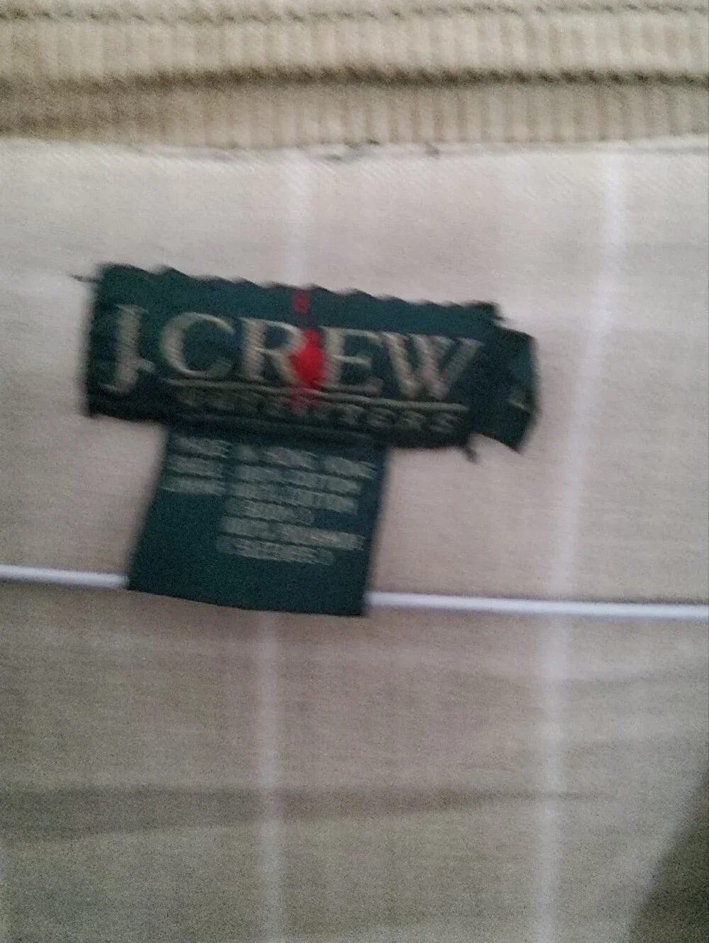 J. Crew Men’s Brown Cotton Field Jacket with Cream Corduroy Collar
